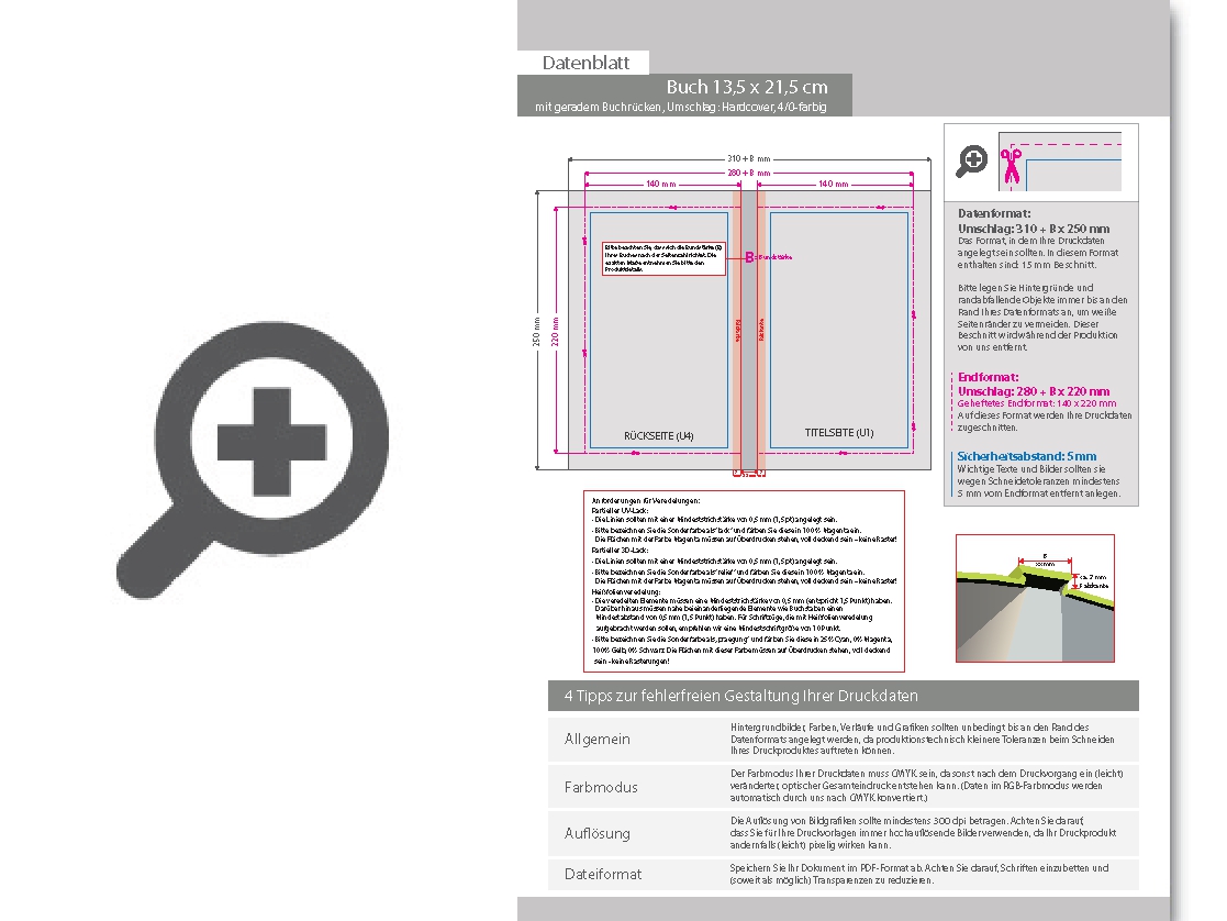 Product Bild buch_hardcover_mit_geradem_r__cken__13_5_x_21_5_cm__umschlag_4_0-farbig_cmyk__inhalt_128_seiten_1_1-farbig_schwarz