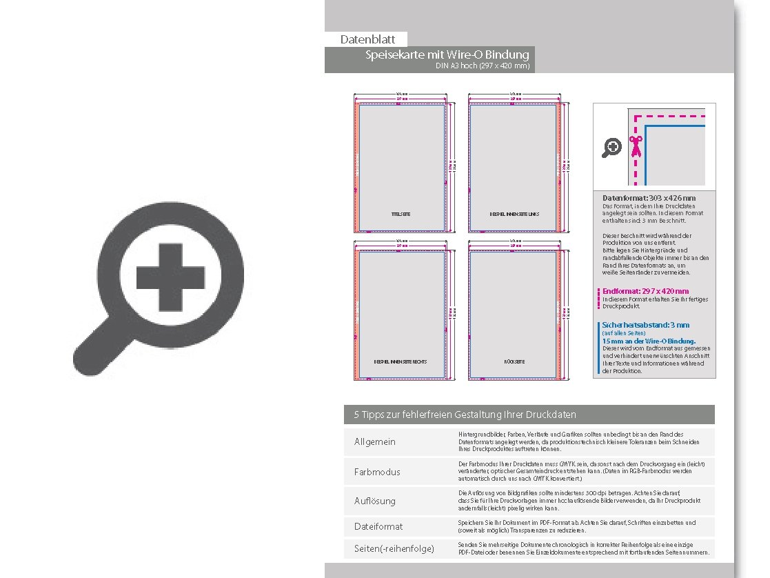 Product Bild speisekarte_mit_metall-spiralbindung__endformat_din_a3__16-seitig