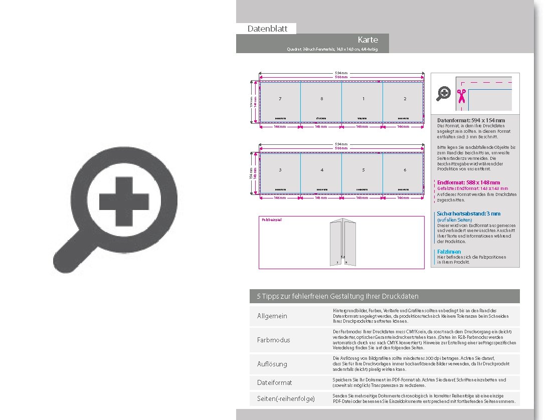 Product Bild hochzeitskarte__gefalzt_auf_quadrat_14_8_cm_x_14_8_cm__vertikaler_3-bruch_fensterfalz__8-seitig